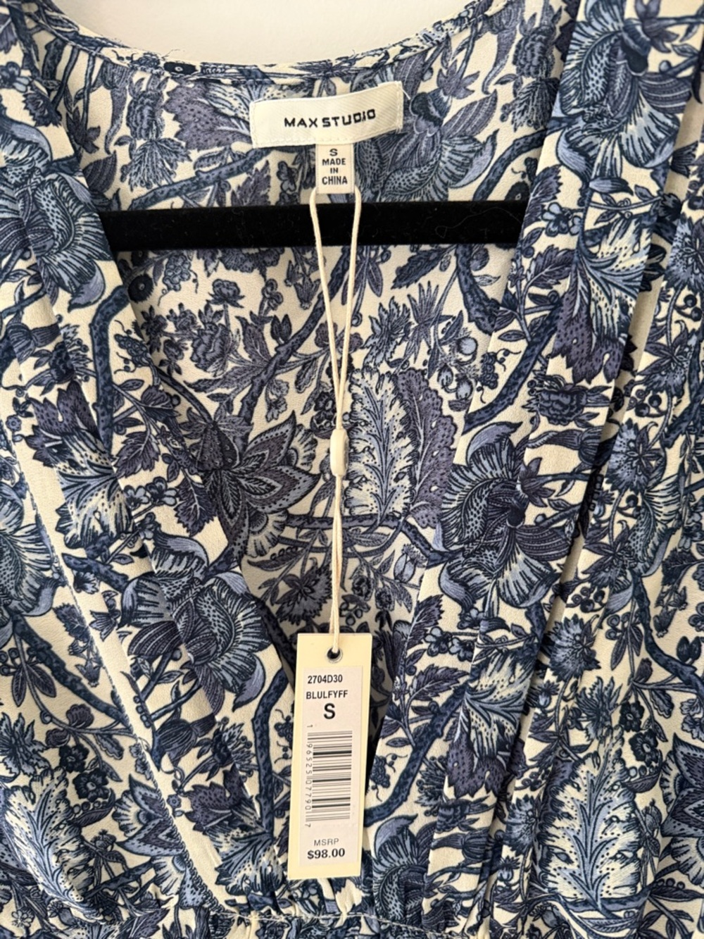 NWT Max Studio Flowy Top - Picture 4 of 5